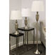 Signature 6 inch 100 watt Brushed Steel Floor and Table Lamp Portable Light