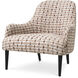 Colette Ariane Beige Orange Armchair