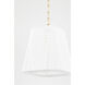 Verona Beach 1 Light 13.75 inch Aged Brass Pendant Ceiling Light, Square/Rectangle