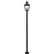 Raphael 3 Light 120.75 inch Sand Black Outdoor Post Mounted Fixture