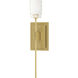 Echo 1 Light 3 inch Modern Brass ADA Sconce Wall Light