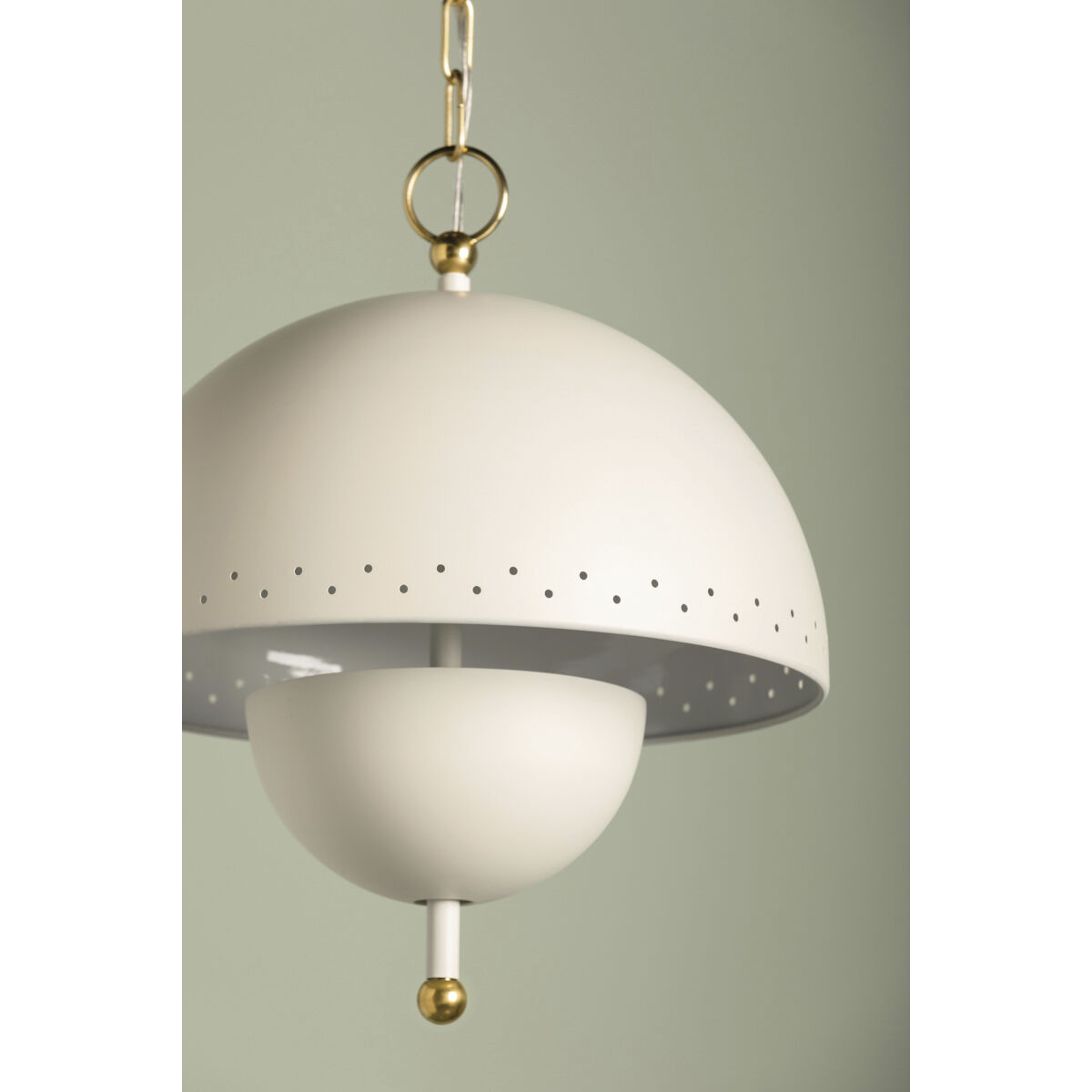 Jojo 2 Light 15 inch Aged Brass/Soft White Pendant Ceiling Light