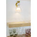 Mona 1 Light 6 inch Aged Brass Wall Sconce Wall Light