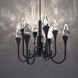 Beyond Plumeria LED 34.13 inch Black Pendant Ceiling Light