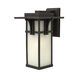 Manhattan LED 19 inch Oil Rubbed Bronze Outdoor Wall Lantern, Large