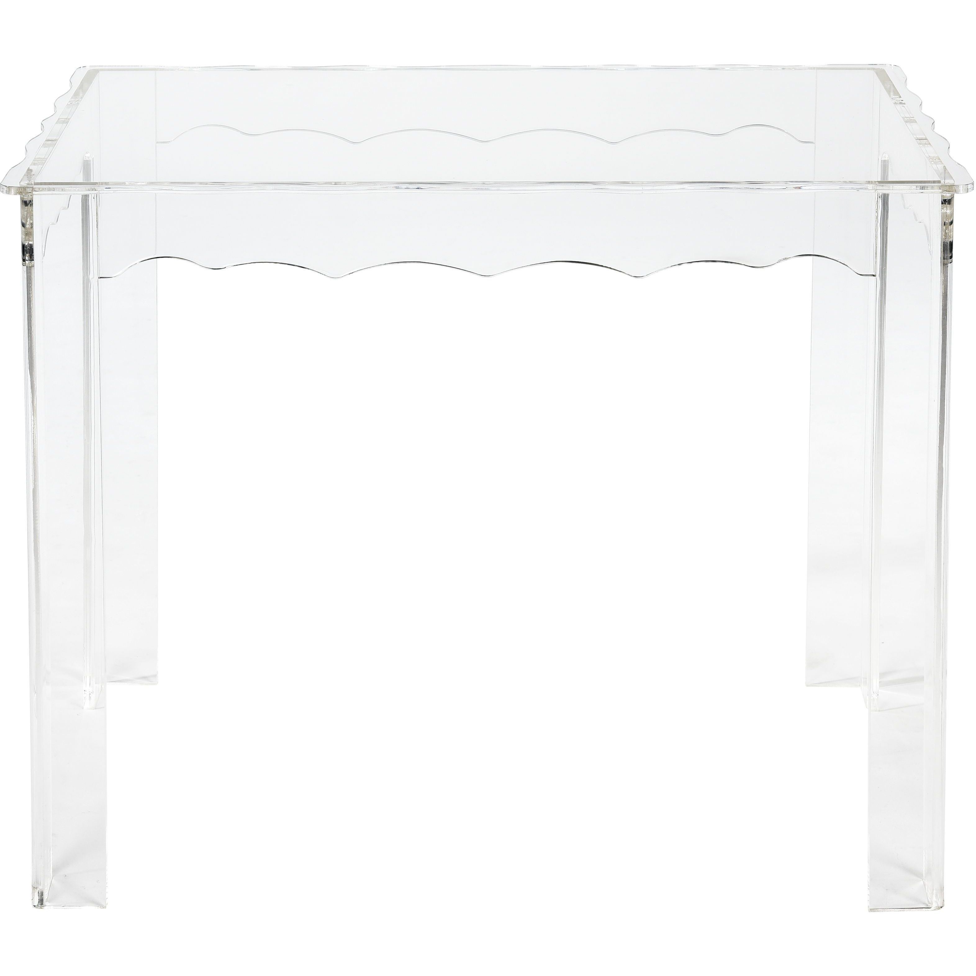 Jacobs 22 X 18 inch Clear Nesting Table, Set of 3