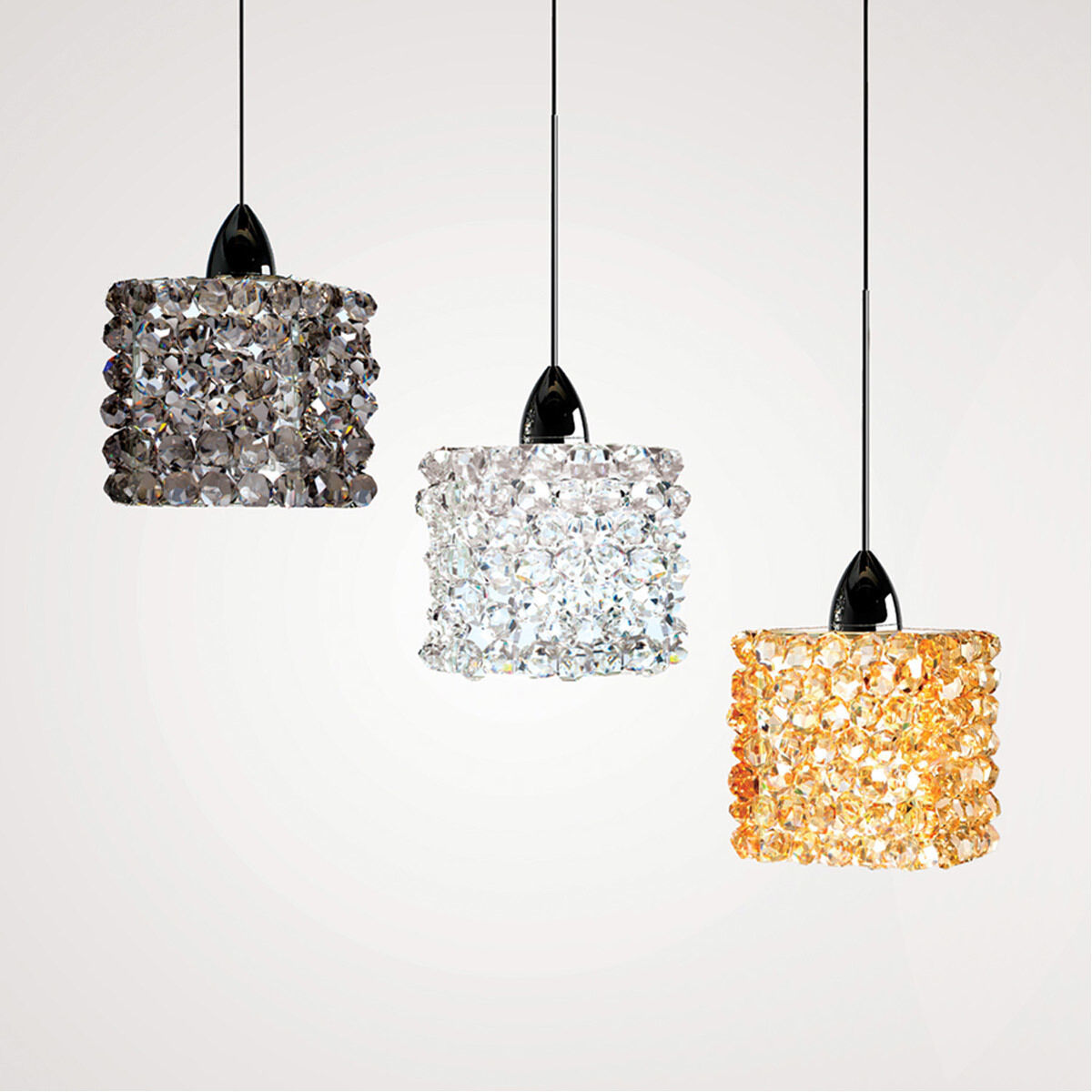 Eternity Jewelry LED 3 inch Chrome Pendant Ceiling Light