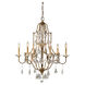 Valentina 6 Light 28.5 inch Oxidized Bronze Chandelier Ceiling Light, Medium