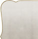 Imelda 40 X 40 inch Gold Mirror, Large