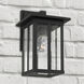 Barrett 1 Light 12.25 inch Black Outdoor Wall Lantern