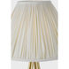 AERIN Jeanne 13.25 inch 1.7 watt Gild Cordless Accent Lamp Portable Light in Silk Pleated