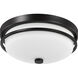 Neval 2 Light 13 inch Sudbury Bronze Flush Mount Ceiling Light