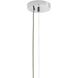 Noble 1 Light 6 inch Chrome Pendant Ceiling Light