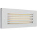 Step 2 2.6 watt White Step Light in Horizontal Louver