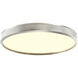 Zigrina 1 Light 18 inch Polished Nickel Flush Mount Ceiling Light