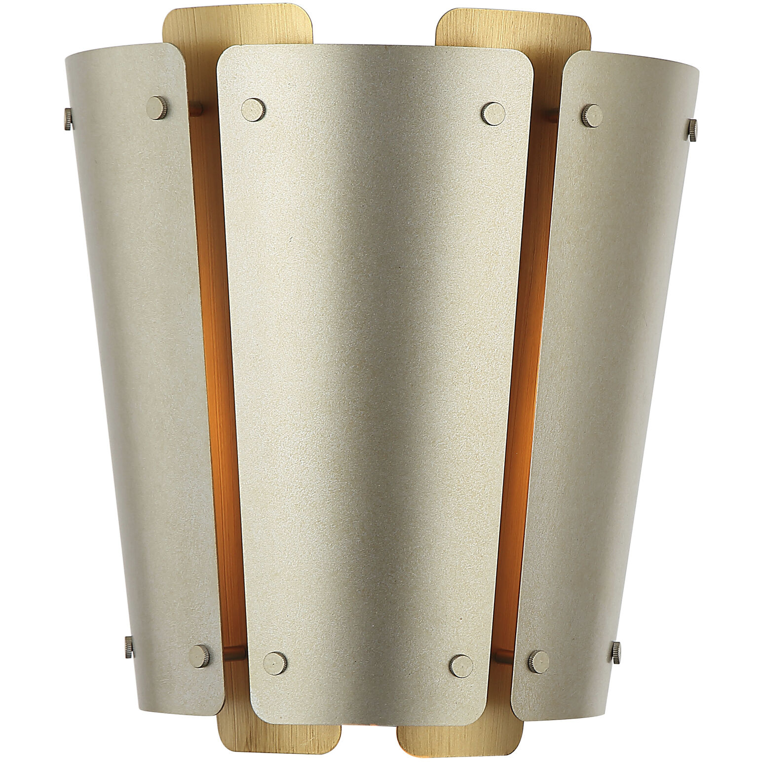 Peep Show 1 Light 10 inch Sunwashed Silver and Brushed Sienna Wall Sconce Wall Light