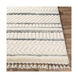 Meknes 108 X 72 inch Cream/Charcoal/Medium Gray Rugs