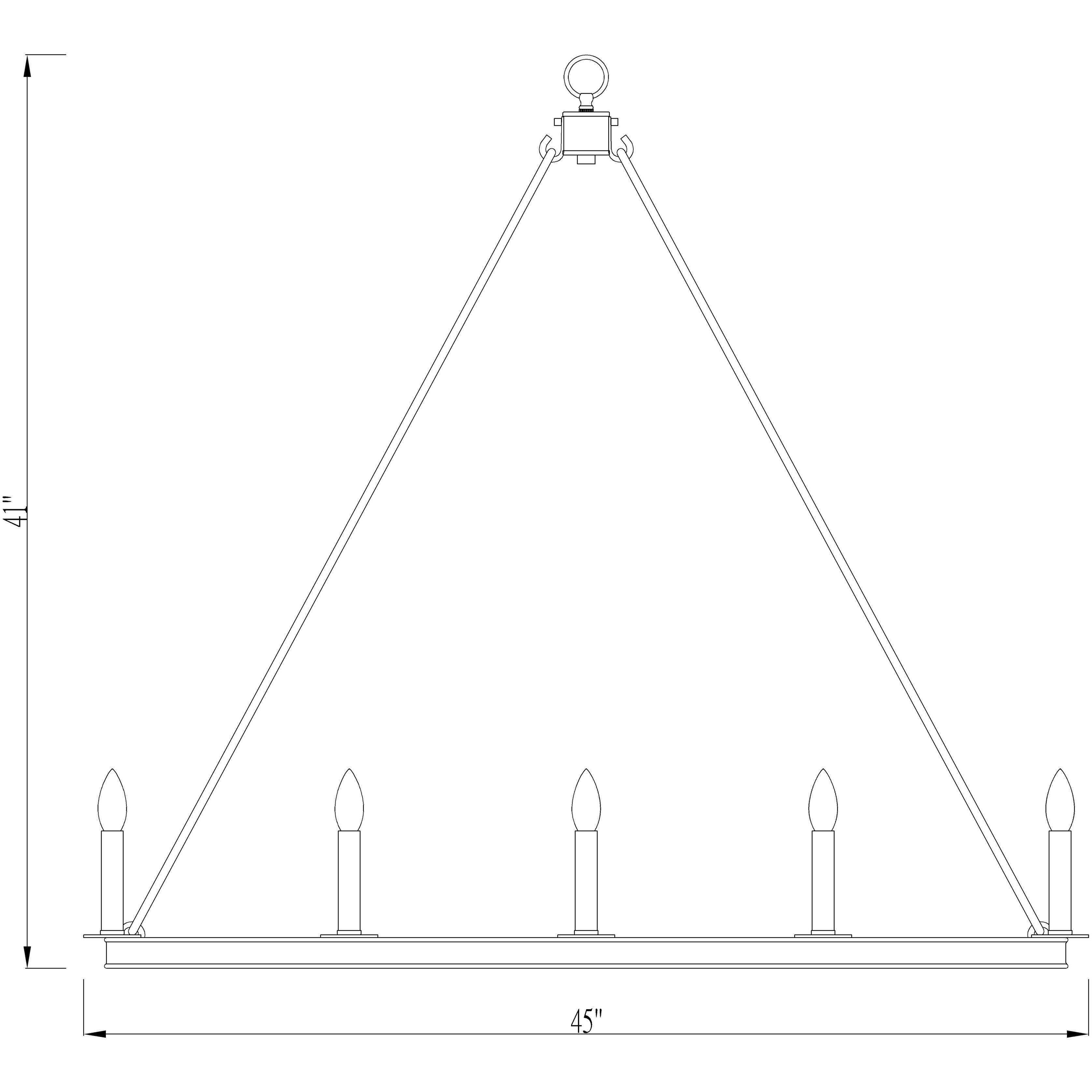 Barclay 16 Light 45 inch Matte Black Chandelier Ceiling Light
