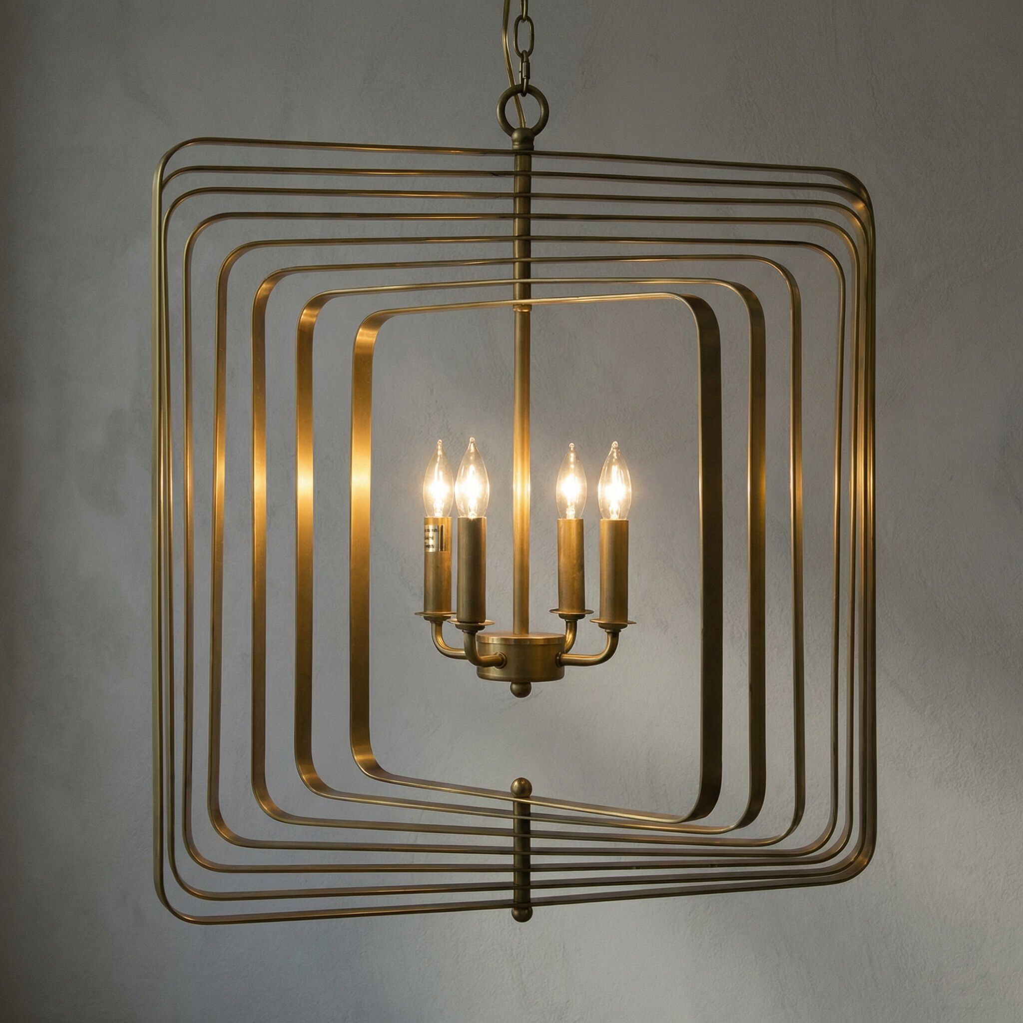 Dimaclema 4 Light 23 inch Antique Brass Chandelier Ceiling Light, Small