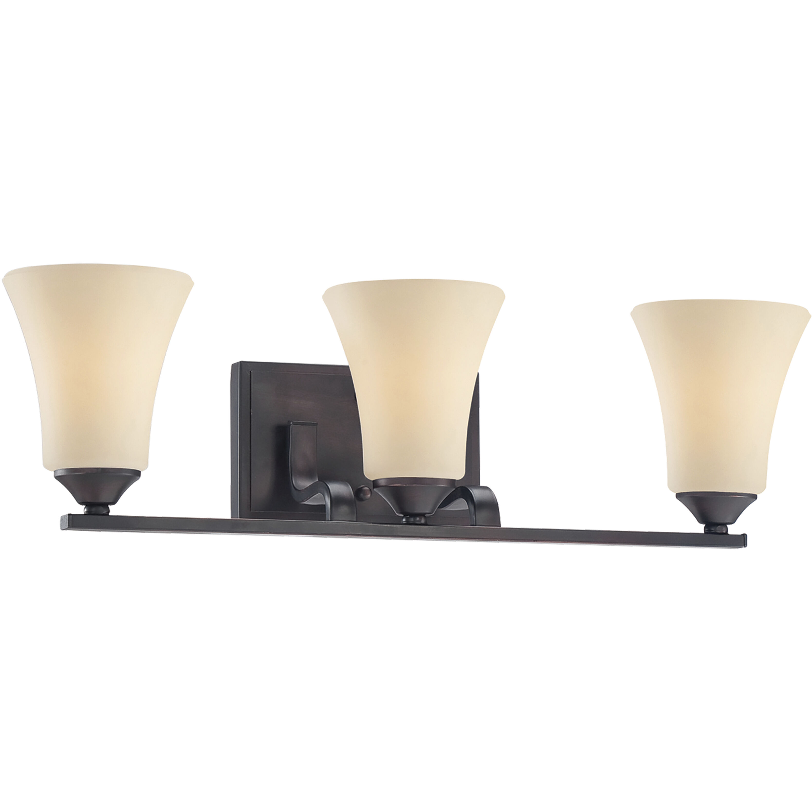 Treme 3 Light 23 inch Espresso Vanity Light Wall Light