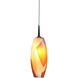 Ciro LED 3.6 inch Matte Chrome Small Pendant Ceiling Light