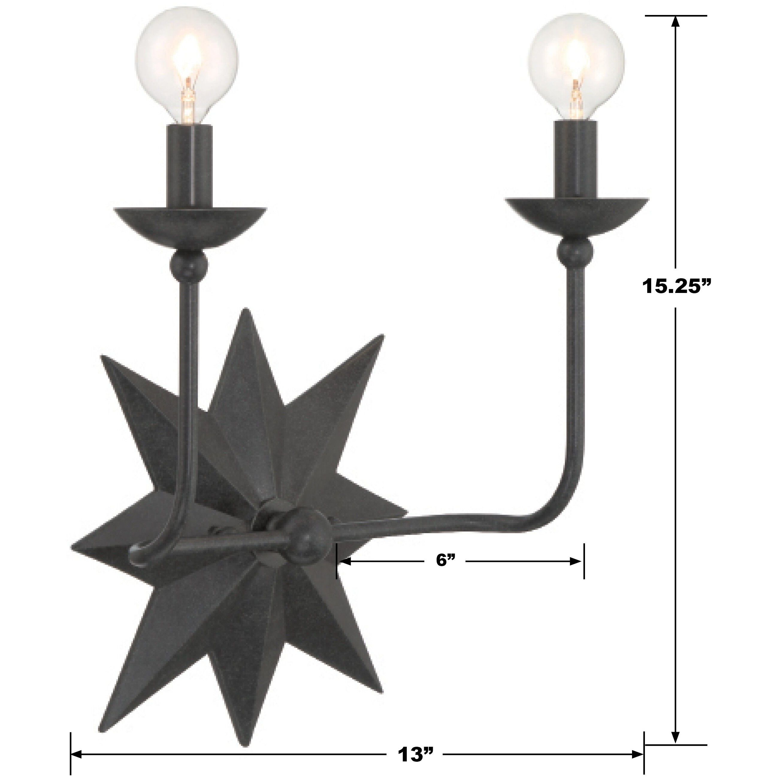 Astro Sconce Wall Light in Black