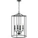 Peyton 4 Light 18 inch Matte Black Foyer Light Ceiling Light