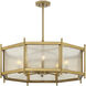 Jacobs 8 Light 32 inch Warm Brass Chandelier Ceiling Light