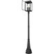 Hartwell 5 Light 108.75 inch Sand Black Outdoor Post Mounted Fixture