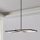 Alfie LED 15 inch Textured Black Chandelier Ceiling Light