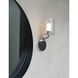 Elena 1 Light 6.3 inch Polished Chrome Bathroom Wall Light