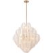 Chateau 20 Light 31.5 inch Satin Brass Pendant Ceiling Light