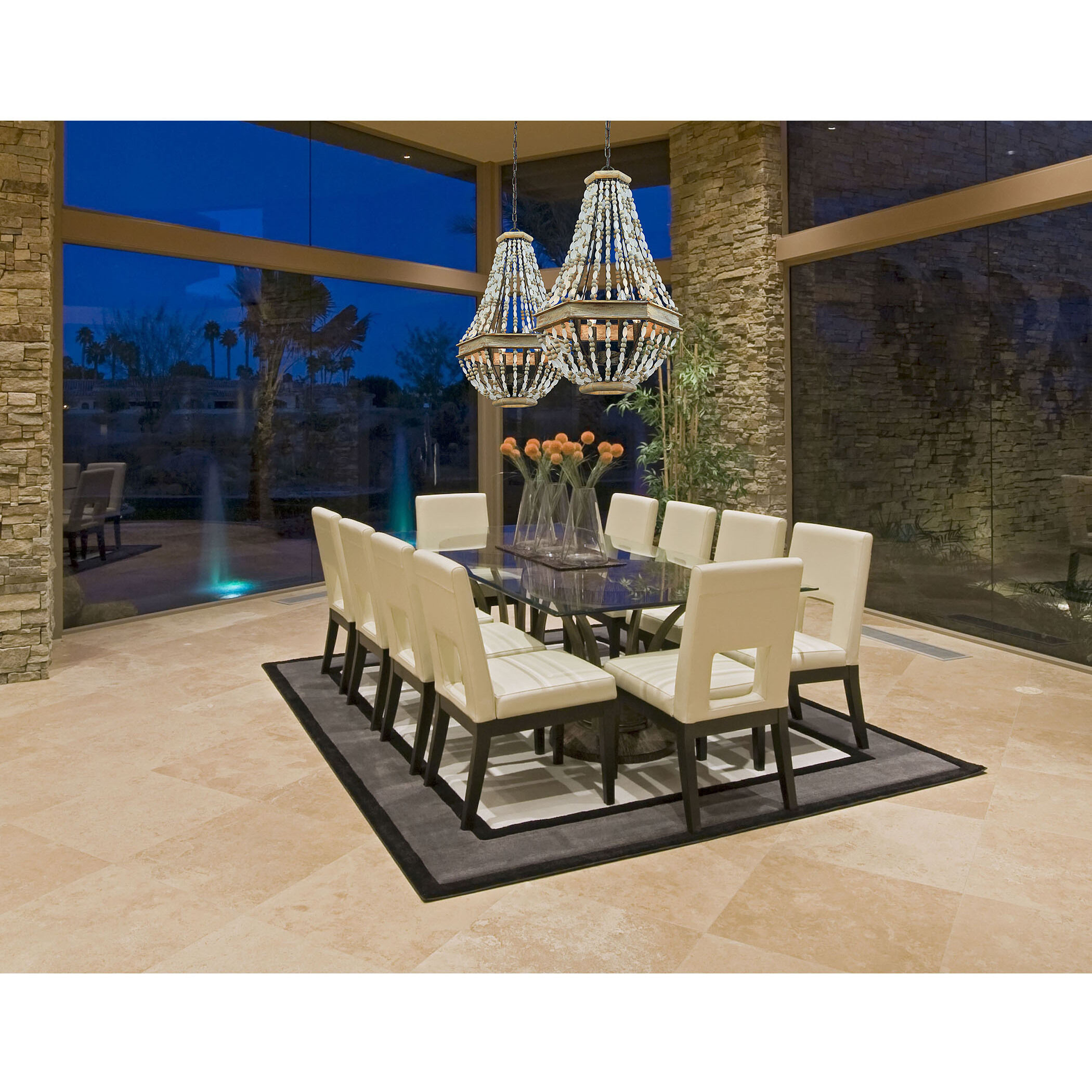 Summerton 4 Light 18 inch Graywash with White and Aged Black Chandelier Ceiling Light