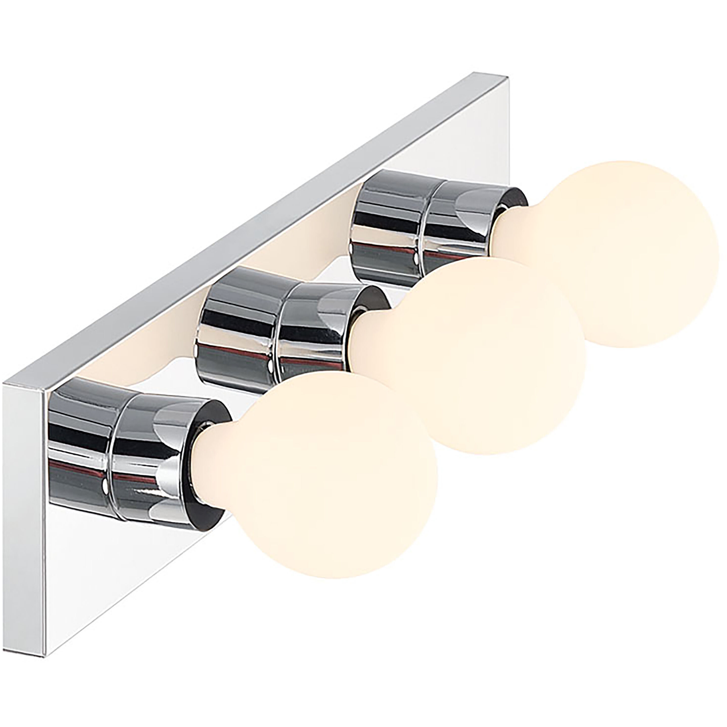 Bellisse 3 Light 18 inch Chrome Bathroom Vanity Light Bar Wall Light