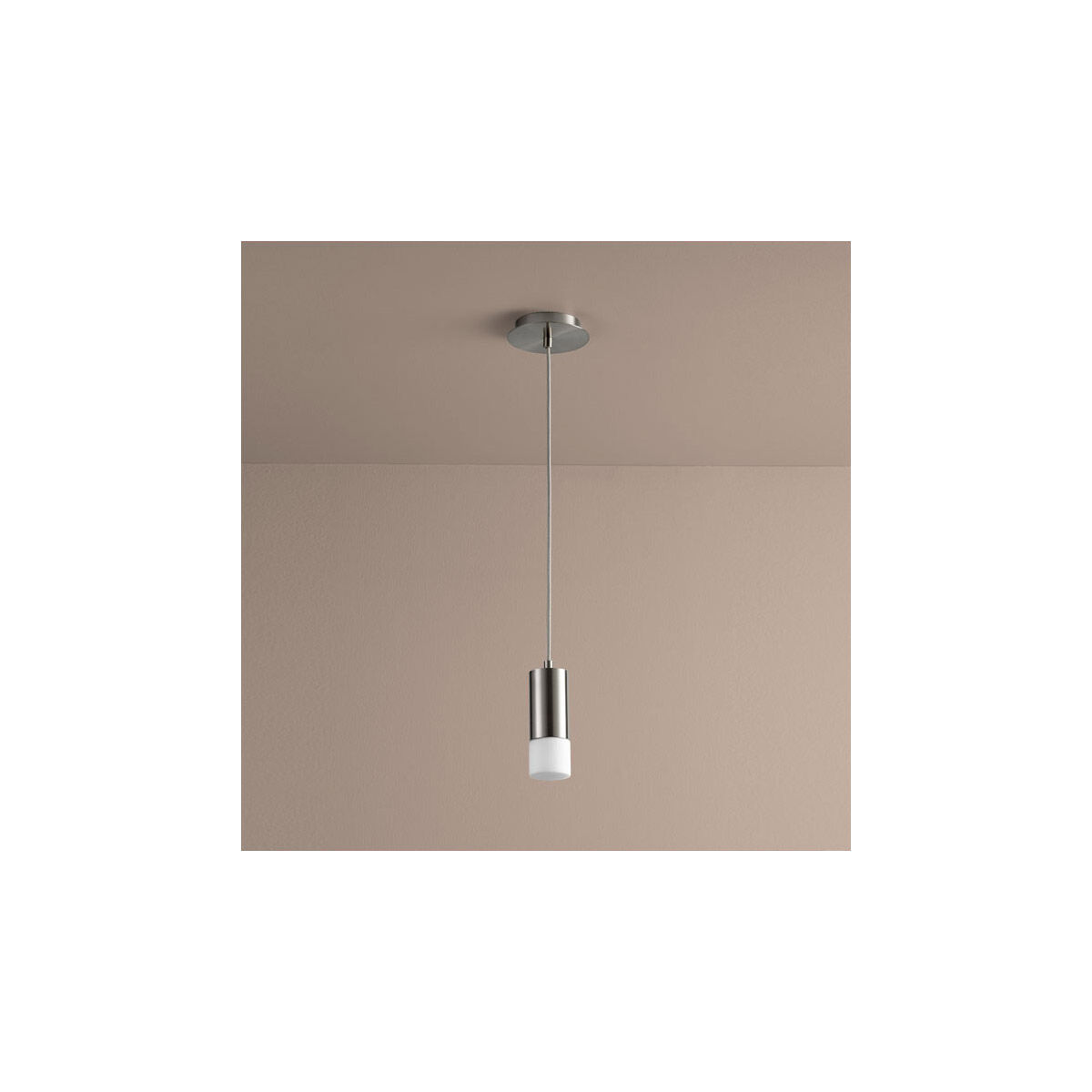Magneta 1 Light 3 inch Satin Nickel Pendant Ceiling Light
