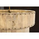 Simone LED 34.25 inch Burnished Gold Chandelier Ceiling Light, Drum