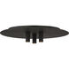 Sean Lavin Ponte LED 16 inch Nightshade Black Flush Mount Ceiling Light in LED 90 CRI 3000K 277V, Integrated LED