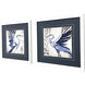 Whimsical Blue Blue and Gray and White and Multi Framed Art, Propac