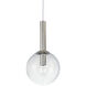 Bubbles 1 Light 12 inch Polished Nickel Pendant Ceiling Light