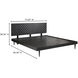 Pablo Black Bed, King