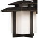 Kanso 1 Light 13 inch Aged Bronze Outdoor Wall Sconce
