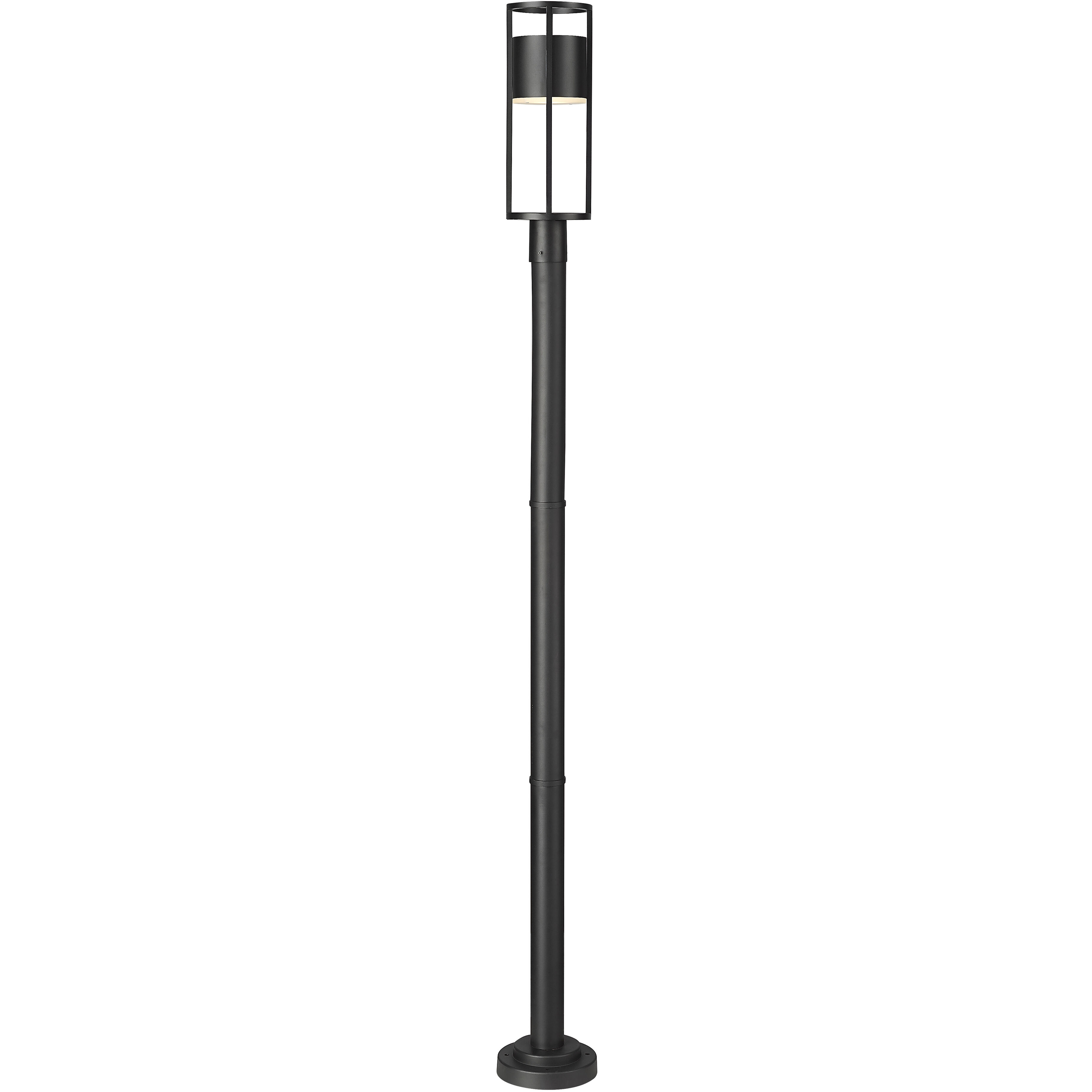Luca LED 95.5 inch Black Outdoor Post Mounted Fixture