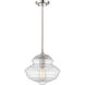 Neighborhood 1 Light 10.5 inch Chrome Mini Pendant Ceiling Light, Jeremiah