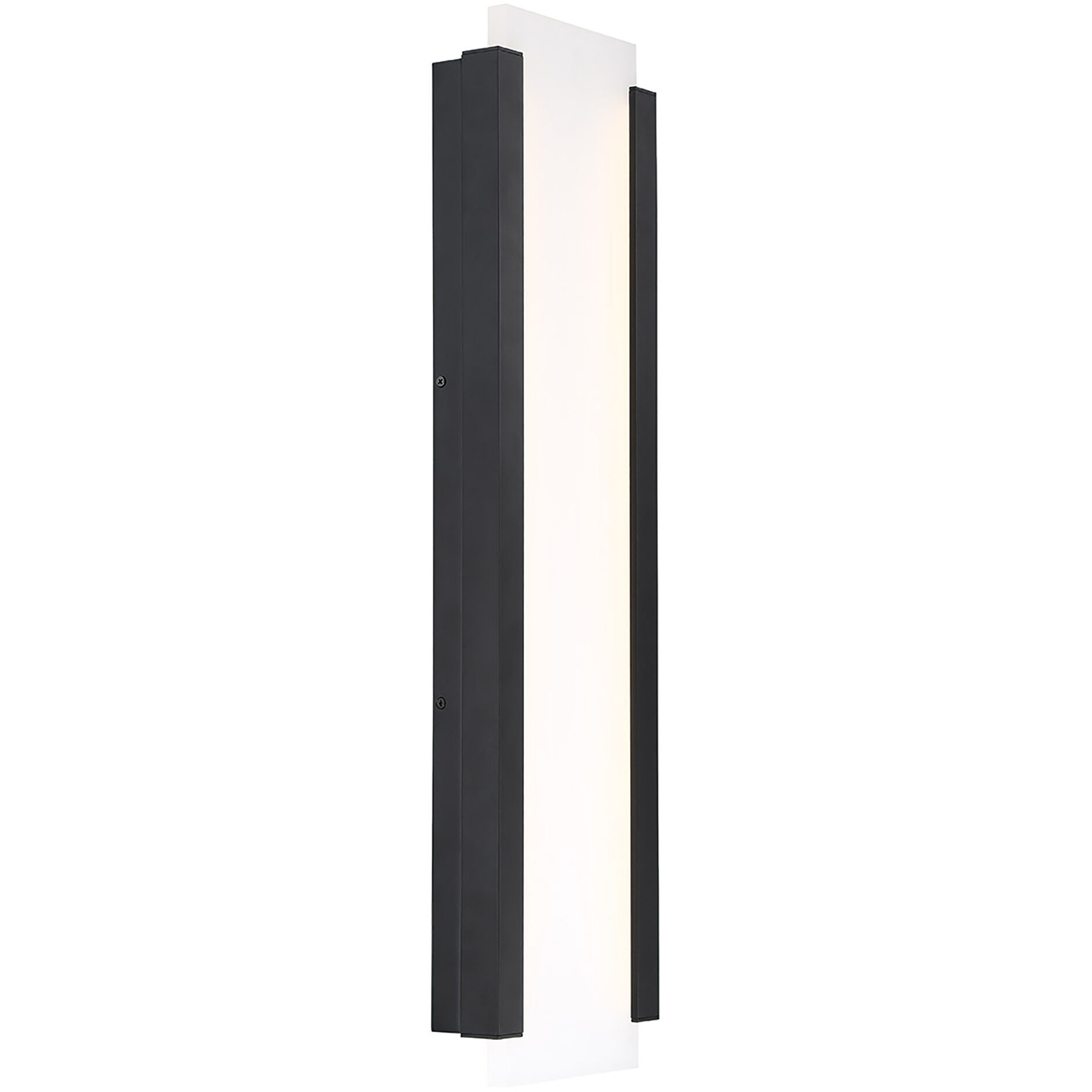 Fiction LED 26 inch Black Outdoor Wall Light, dweLED