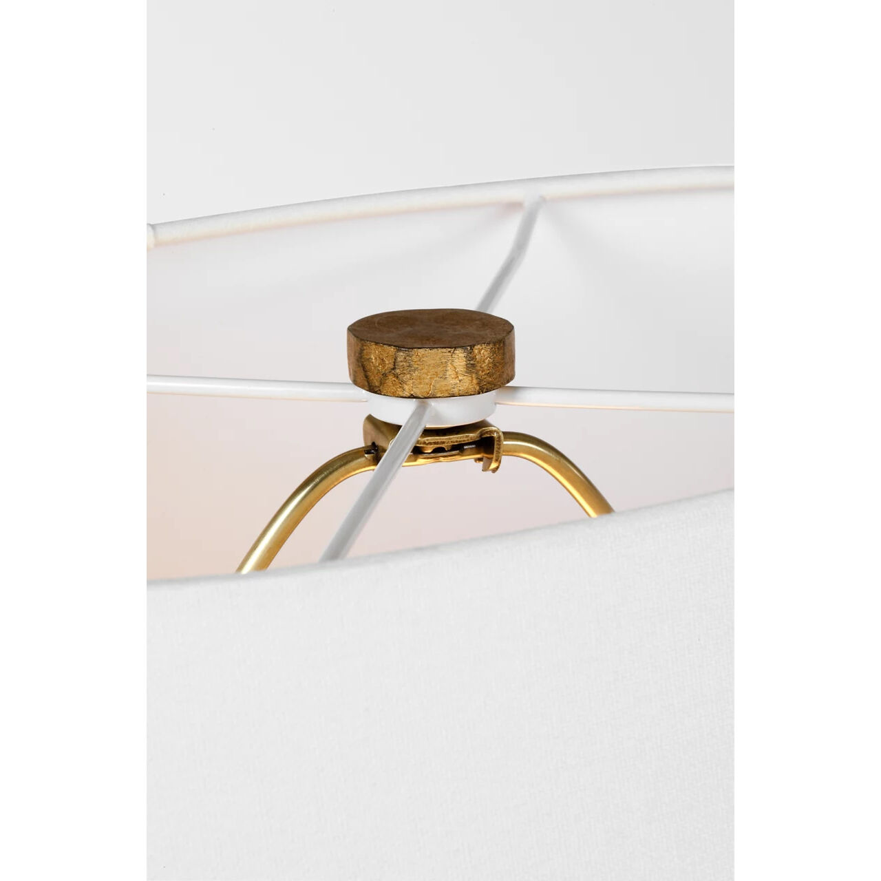 Ian K. Fowler Cesta 60 inch 15 watt Gilded Iron Sculpted Floor Lamp Portable Light