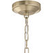 Lieon 3 Light 15.75 inch Champagne Bronze Convertible Pendant Ceiling Light