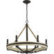 Sonoma 6 Light 26.25 inch Dark Bronze Chandelier Ceiling Light