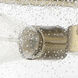 Bolden 2 Light 18 inch Satin Brass Convertible Semi Flush Ceiling Light in Clear Seeded