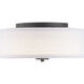 Gilchrist LED 13 inch Graphite Flush Mount Ceiling Light, Progress LED