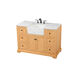 Franklin 48 X 22 X 34.75 inch Natural Wood Bathroom Vanity Cabinet